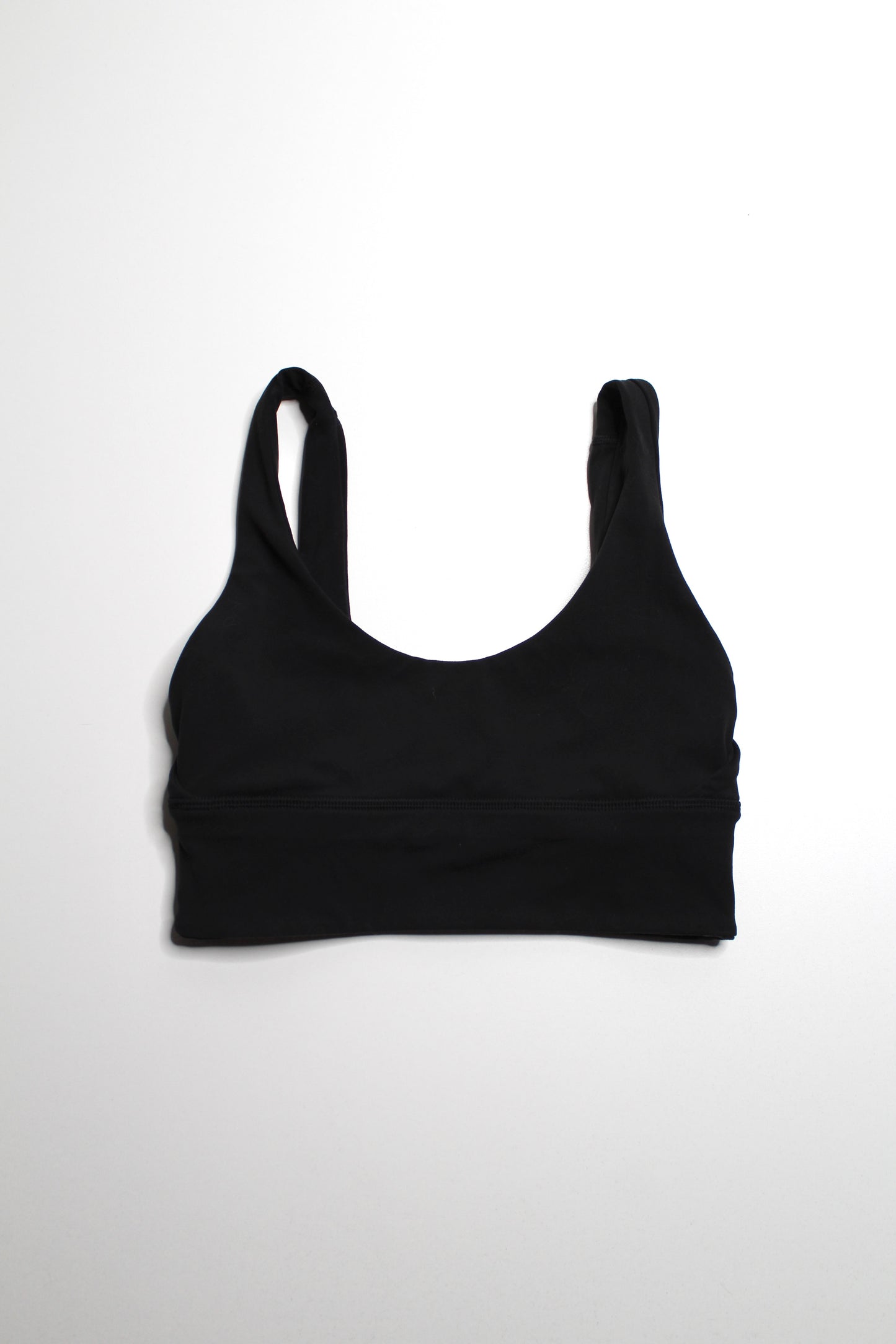 Lululemon black/black reversible 'align' bra, size 4