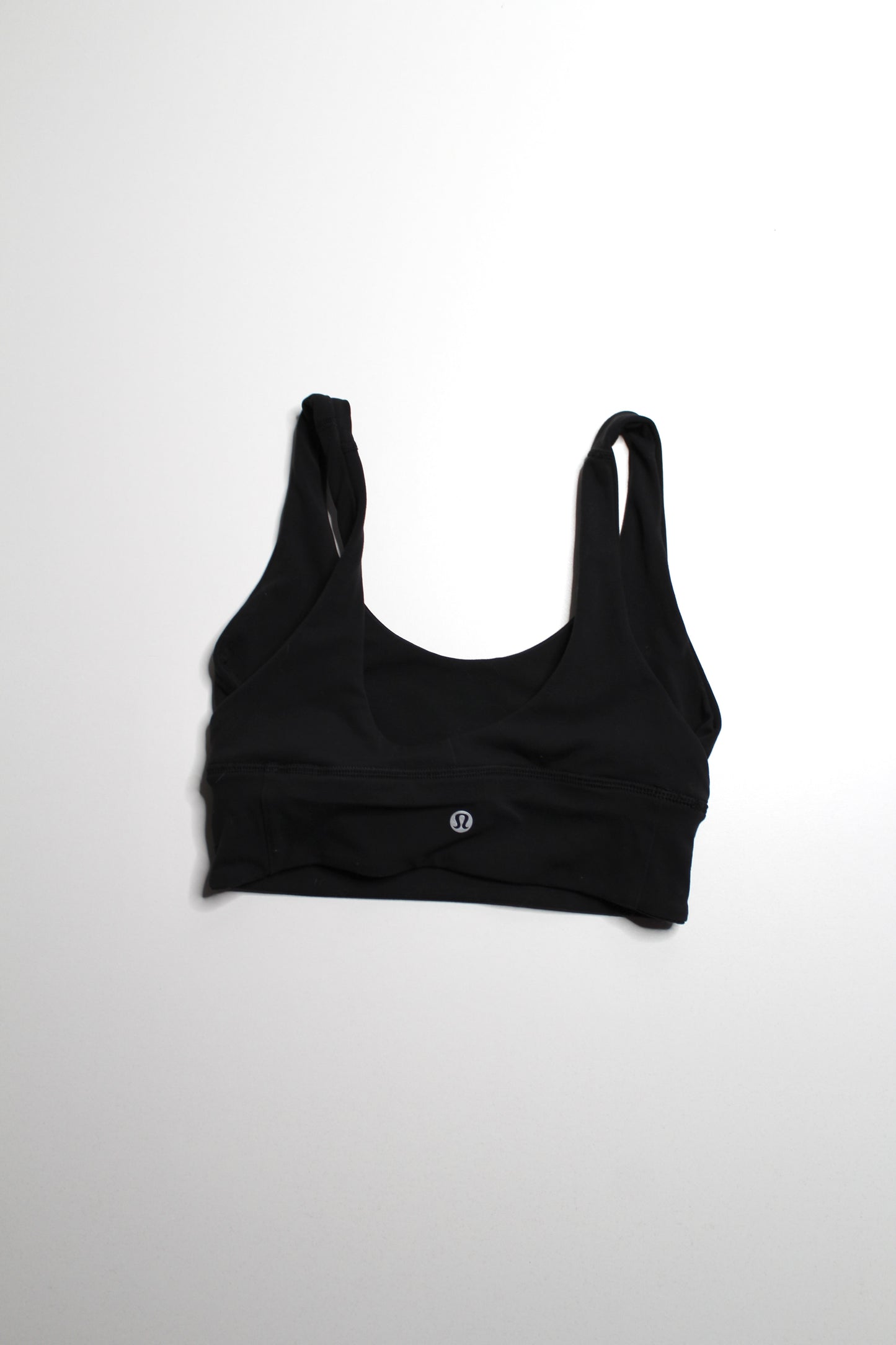 Lululemon black/black reversible 'align' bra, size 4