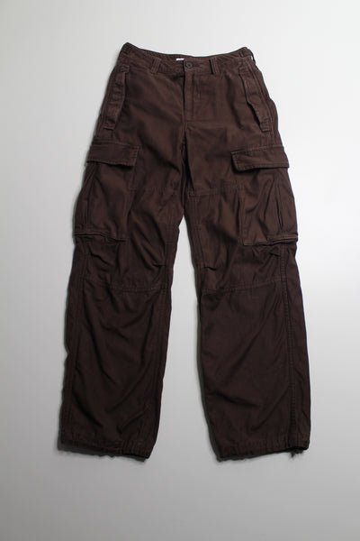 Aritzia TNA mocha brown cargo pant, size 00