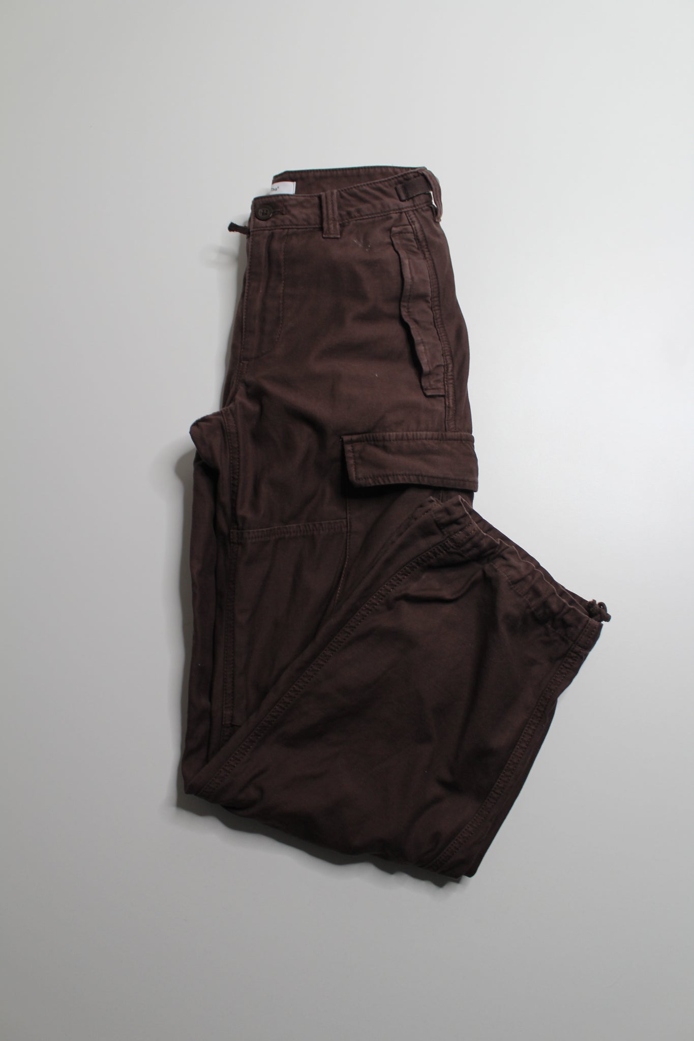 Aritzia TNA mocha brown cargo pant, size 00