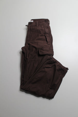 Aritzia TNA mocha brown supply cargo pant, size 00 (price reduced: was $58)