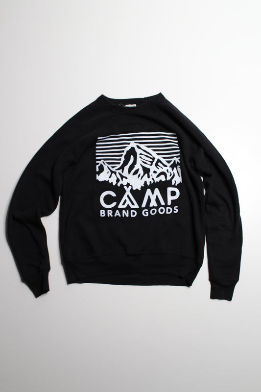 Camp Brand Goods black sweater, size xs (relaxed fit) (additional 50% off)