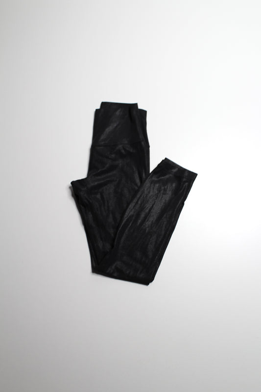 Lululemon black foil ‘align’ legging, size 8 (25”) (sale: was $58)