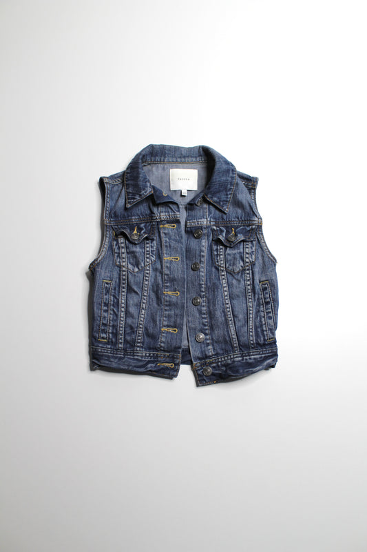 Aritzia Talula denim vest, size xxs