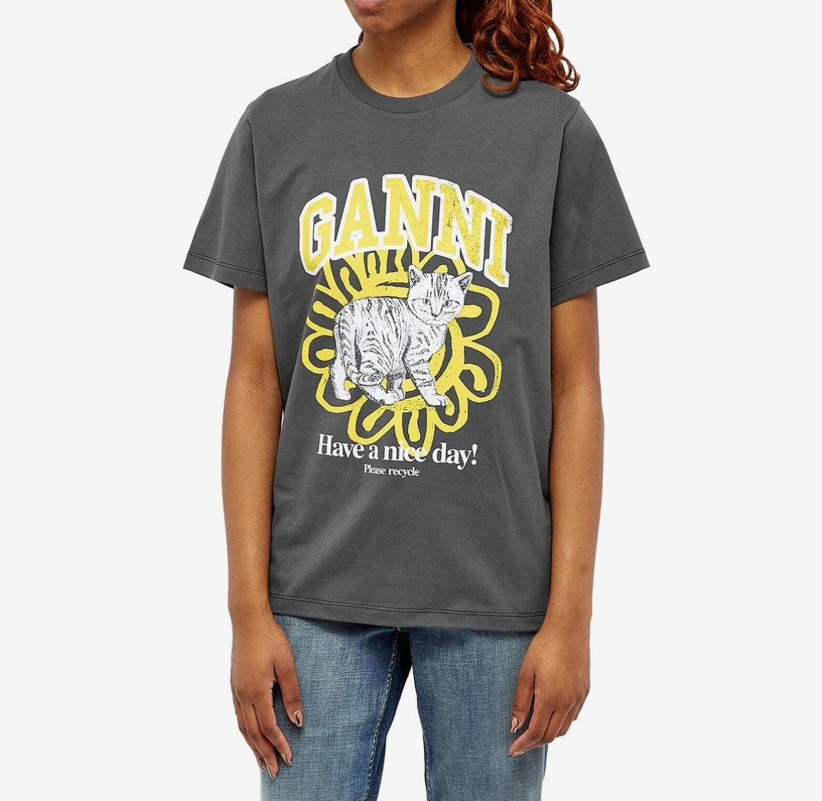 GANNI t shirt, size small