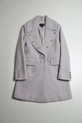 Club Monaco light grey wool coat, size small