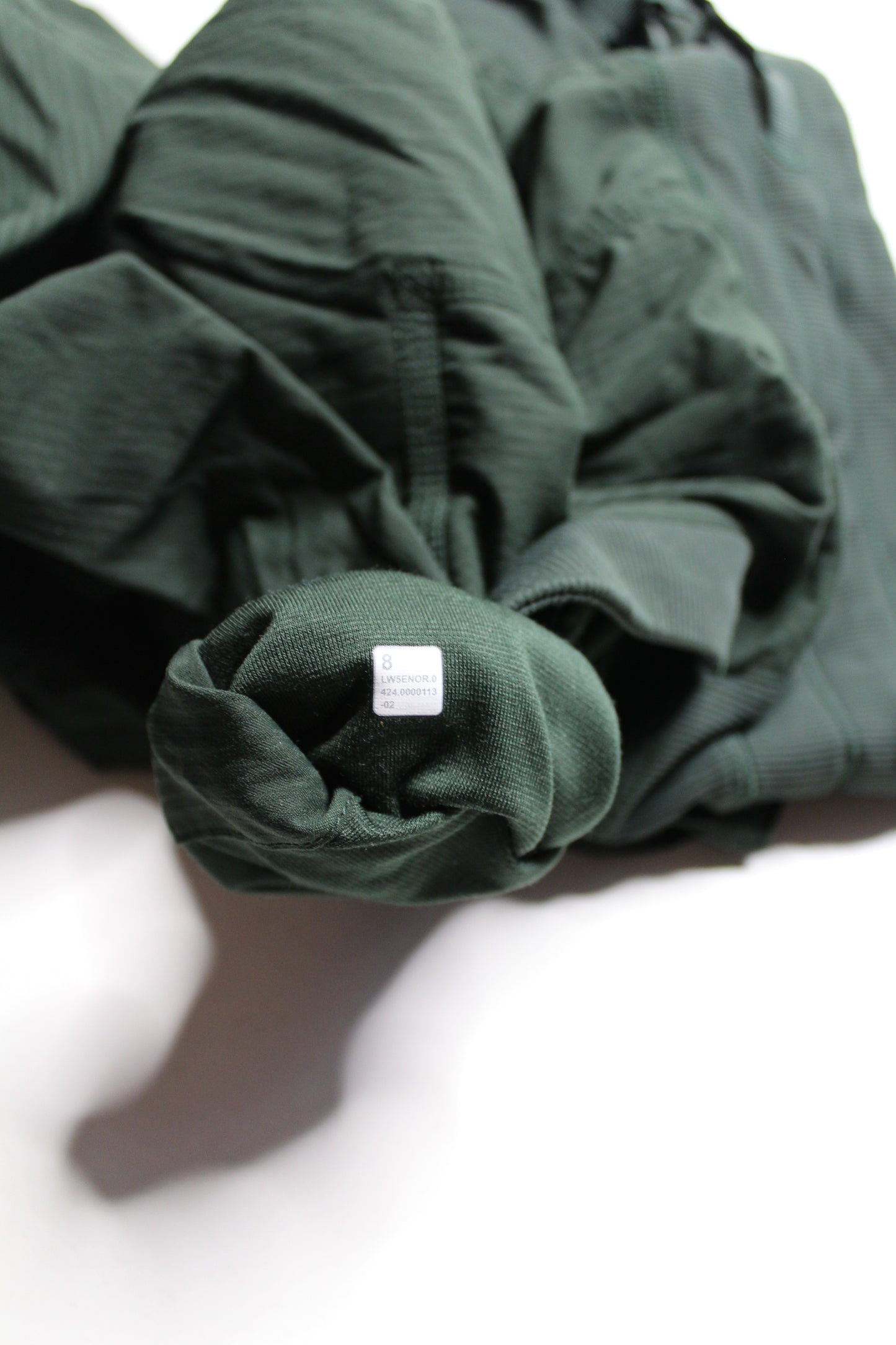 Lululemon dark legacy green 'dance studio' unlined pant, size 8 *regular