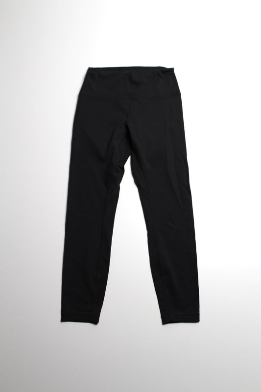 Lululemon black 'instill' high rise leggings, size 8