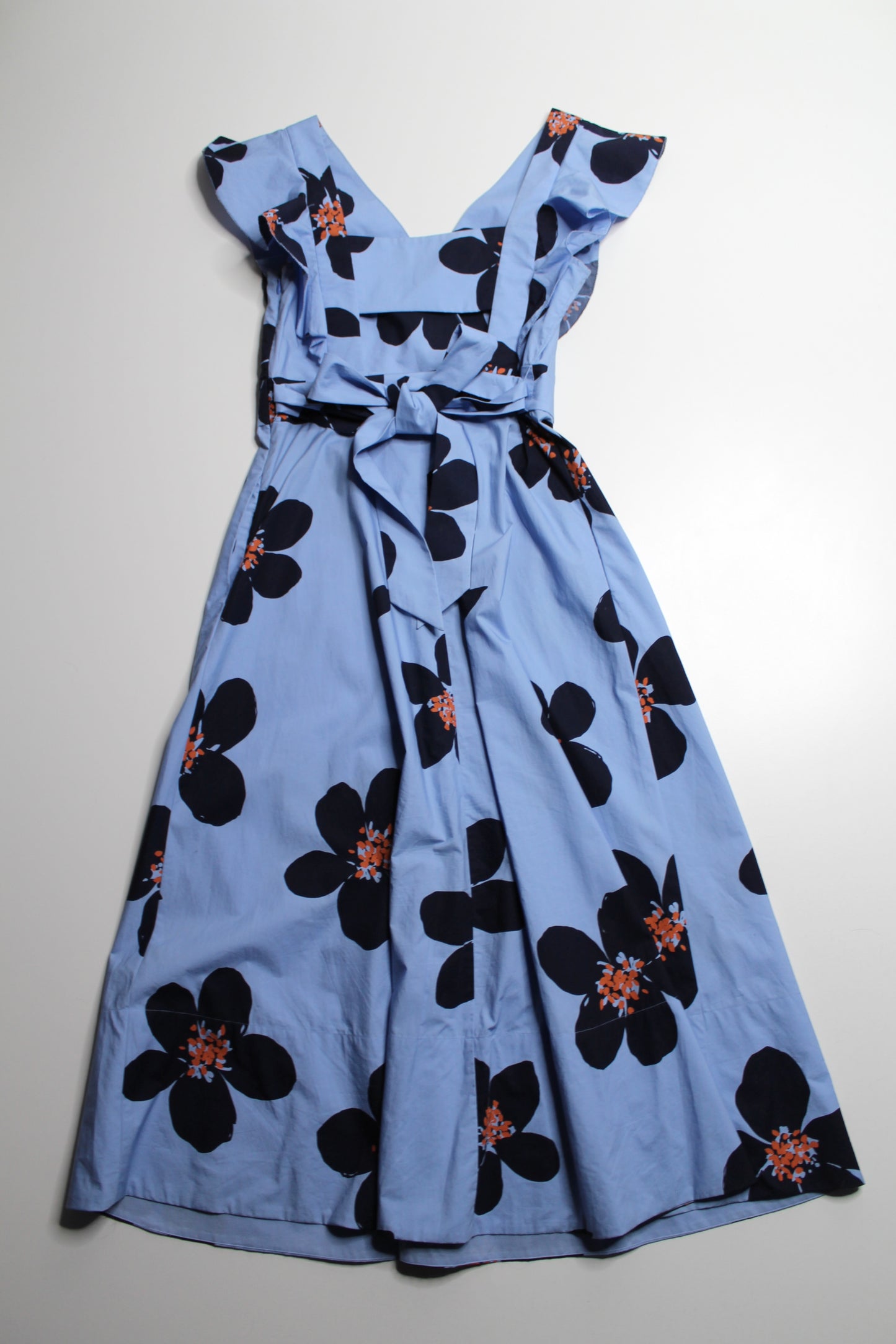 Kate Spade blue ‘grand flora poplin midi’ dress, size 6 (was $78)