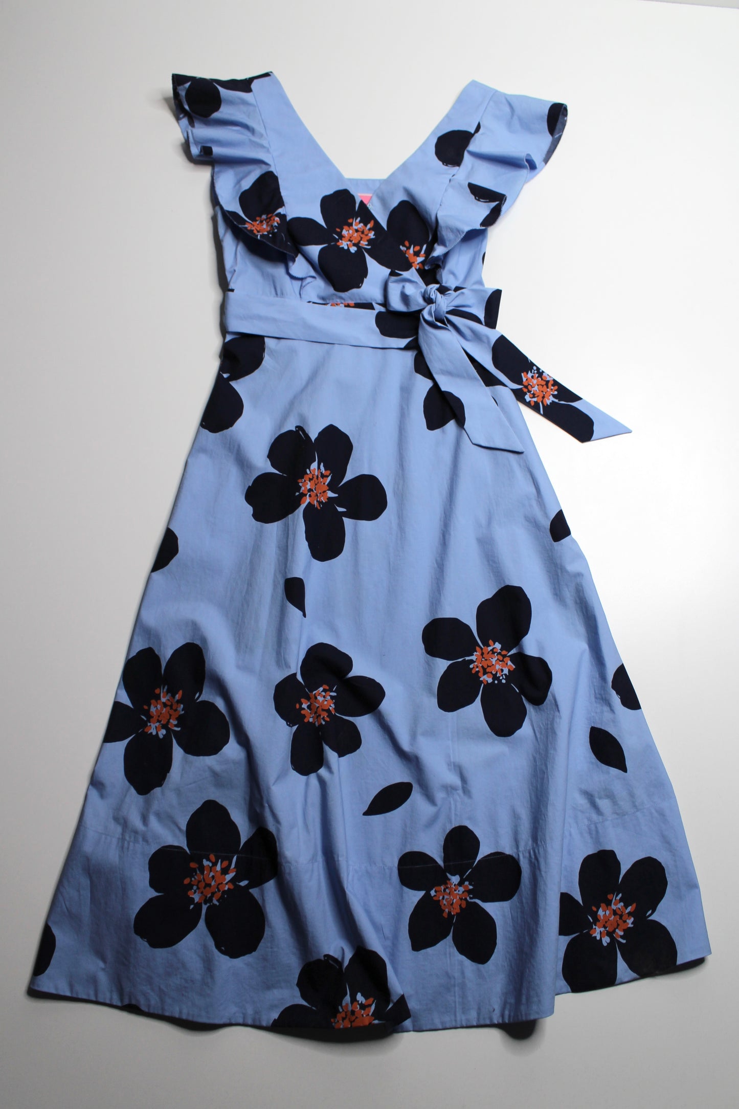 Kate Spade blue ‘grand flora poplin midi’ dress, size 6 (was $78)