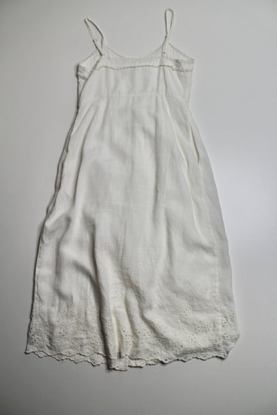 Aritzia wilfred cream button front linen dress, size small (price reduced: was $58)