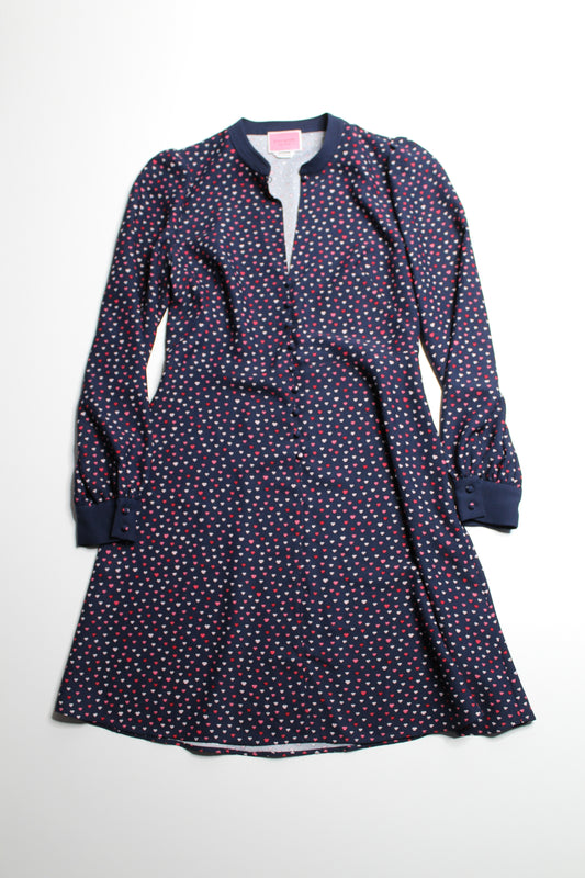 Kate Spade navy 'lips' fit and flare dress, size 10