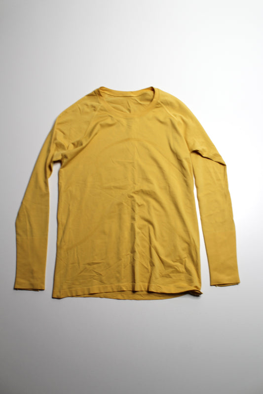 Lululemon mustard ‘swiftly’ long sleeve, size 12