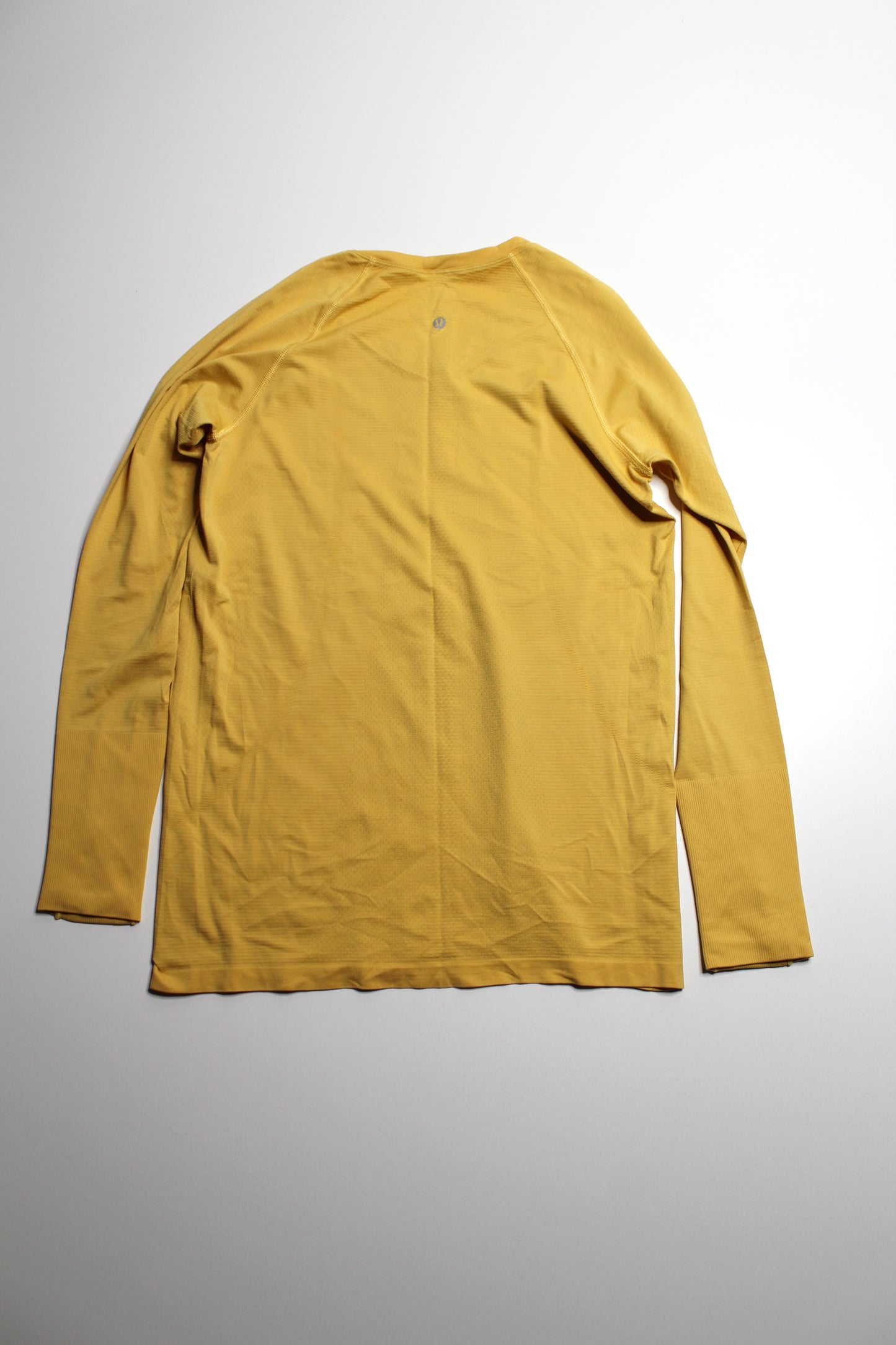 Lululemon mustard ‘swiftly’ long sleeve, size 12