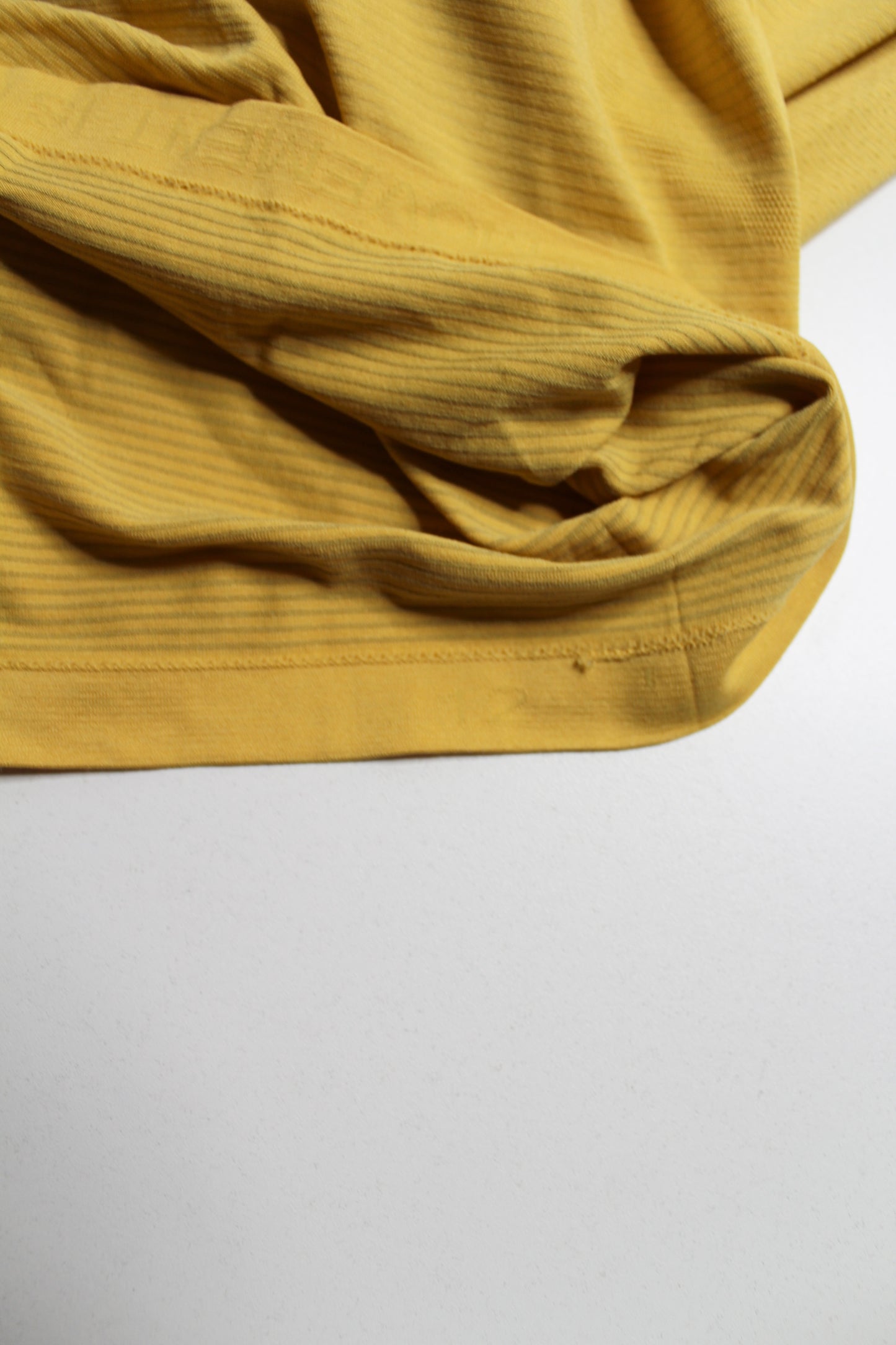 Lululemon mustard ‘swiftly’ long sleeve, size 12