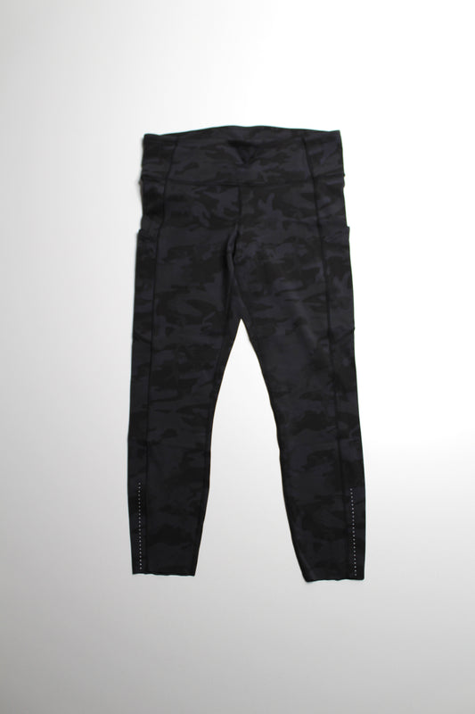 Lululemon camo 'fast and free' tight, size 10 (25") *reflective (sale: was $58)