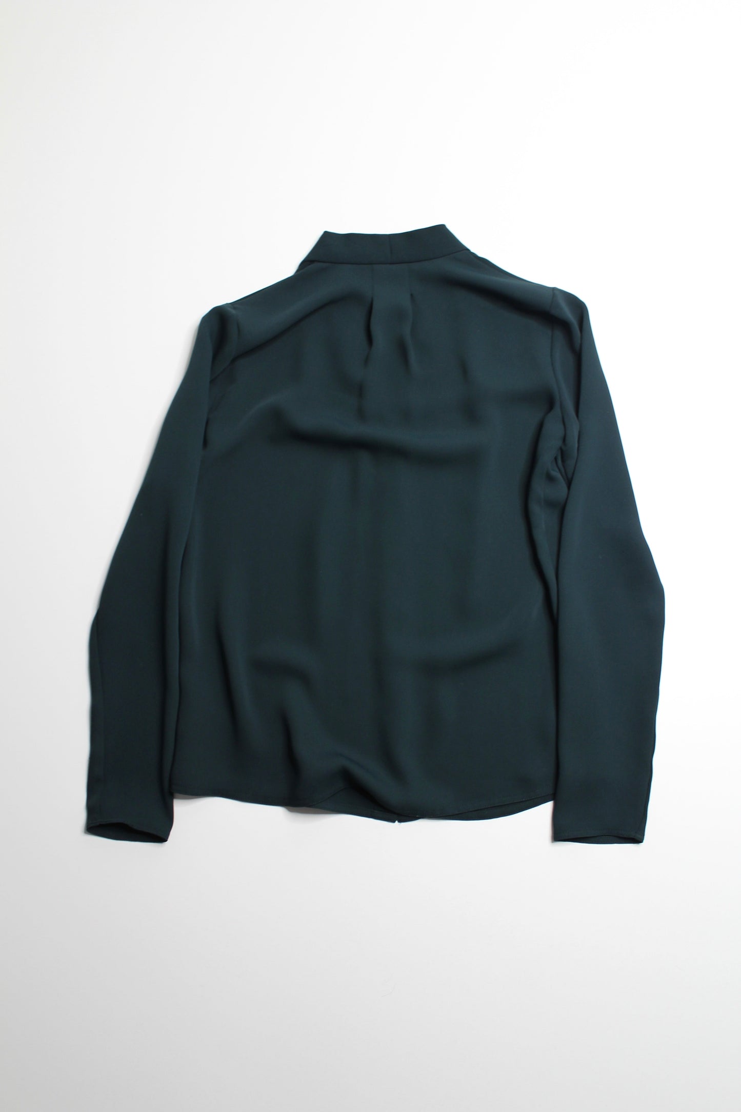 Aritzia Babaton dark green long sleeve ‘power’ blouse, size xxs (relaxed fit) (price reduced: was $48)