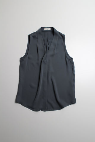 Aritzia slate babaton sleeveless blouse, size xs