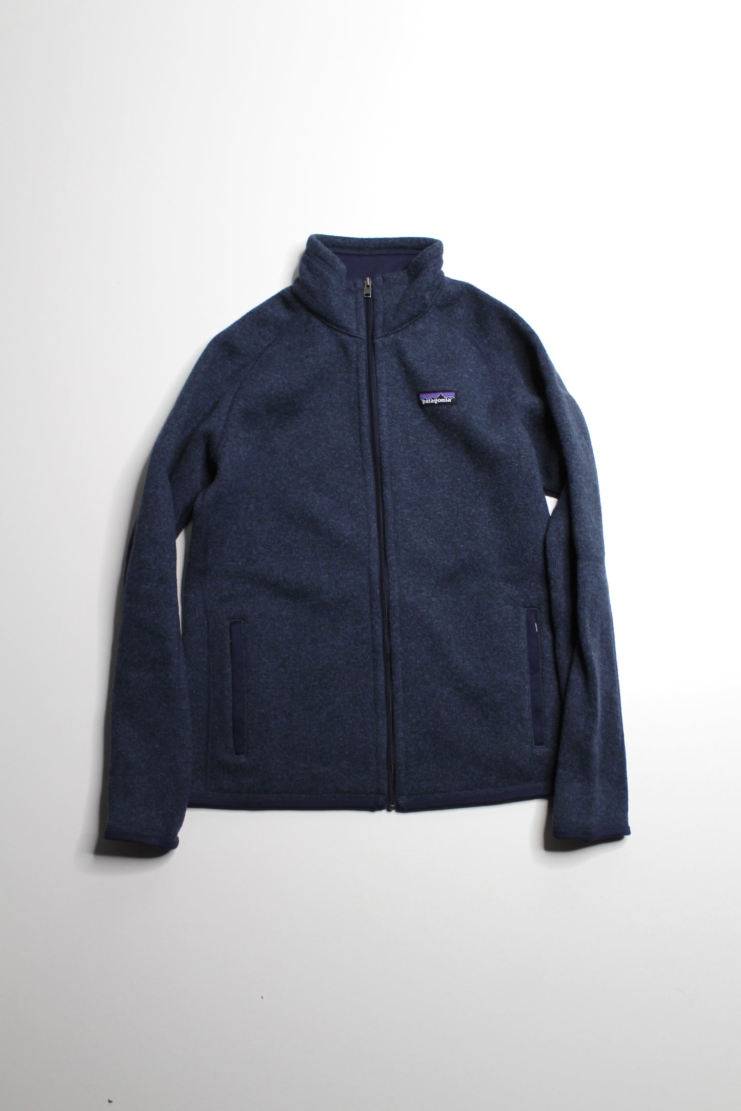 Patagonia navy fleece zip up jacket, size small (additional 10% off)
