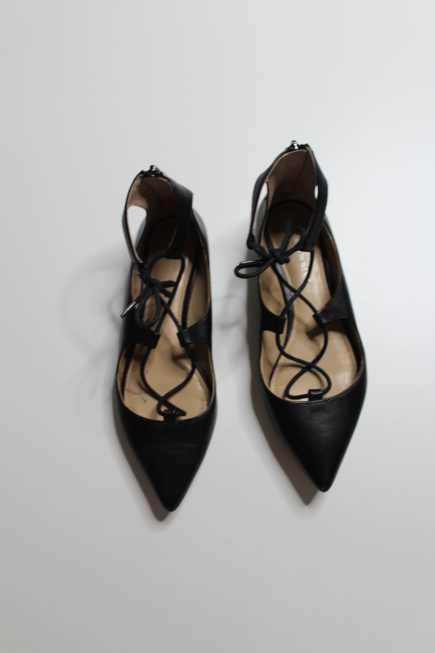 Saks Fifth Avenue tie up ballet flats, size 6.5 (additional 20% off)