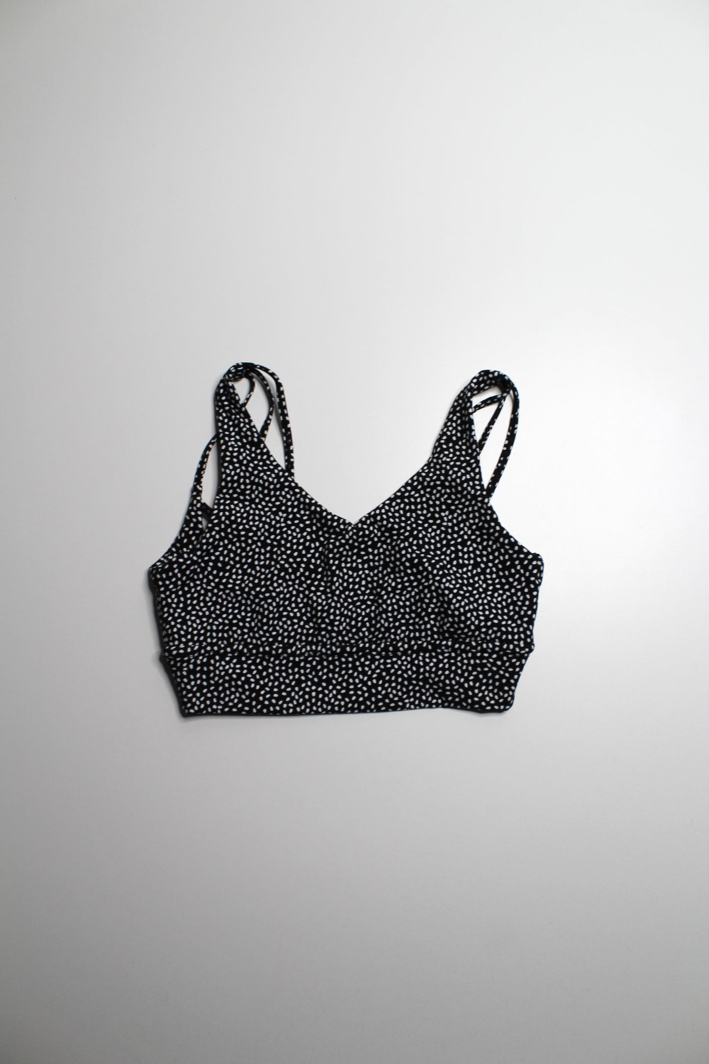 Buff Bunny black bossy print sports bra, size small *matching shorts available (additional 50% off at checkout)