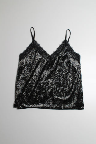 Molly Bracken Valerie velvet cheetah camisole, size medium (price reduced: was $25)