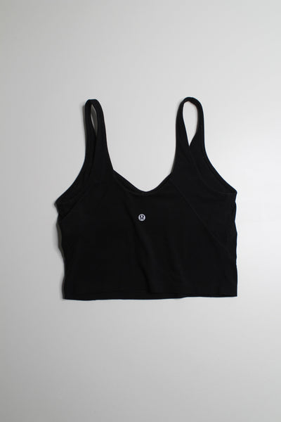 Lululemon black align tank, size 8