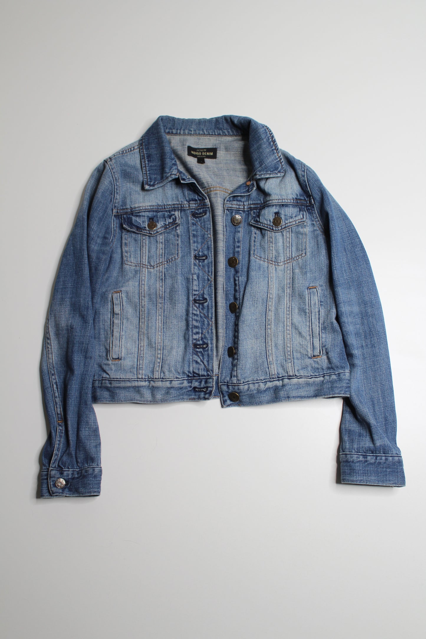 J.CREW denim jacket, size 4 (size small)