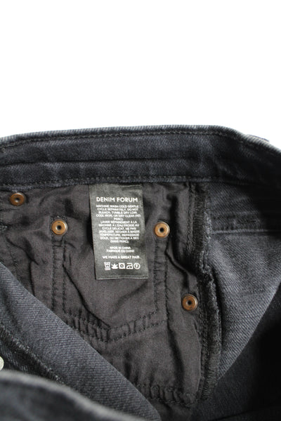 Aritzia Denim Forum black wash ‘Yoko high rise slim, size 25