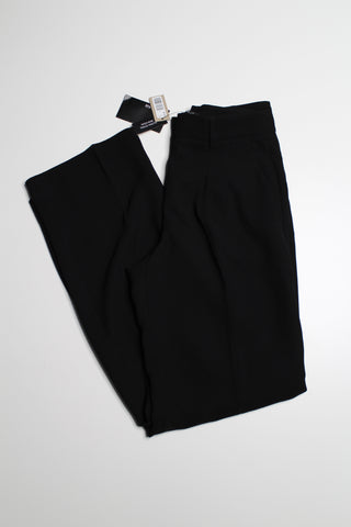 RW & CO. black high waisted wide leg dress pant, size 6 *new with tags (price reduced: was $40)