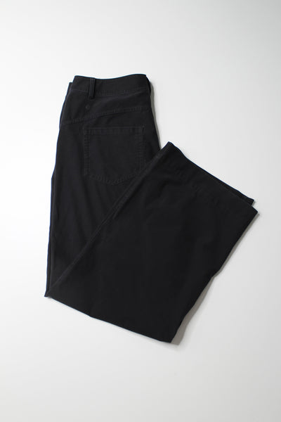 Lululemon black wide leg pant, size 32 (fit like size 10) (price reduced: was $48)