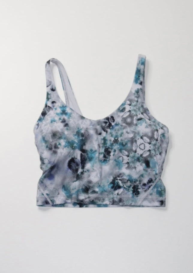 Lululemon kaleidofloral multi align tank, size 4