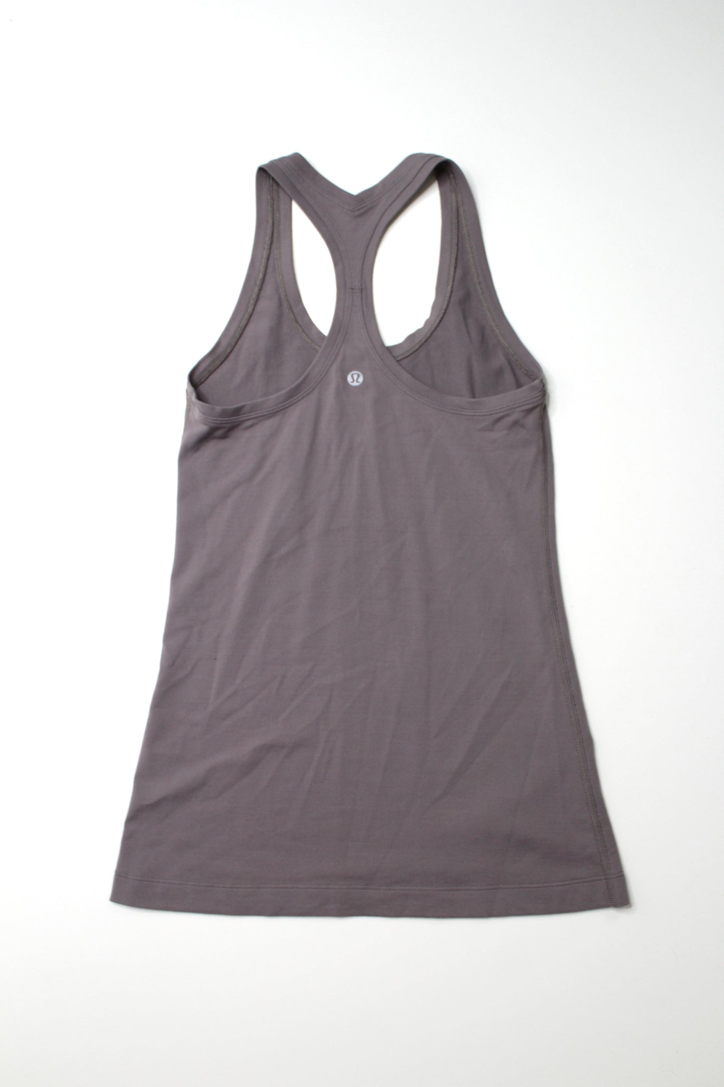 Lululemon grey fawn cool racerback tank II, size 4