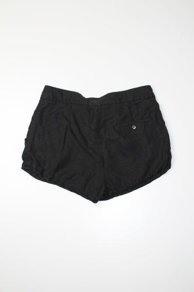Aritzia wilfred black linen shorts, size 2 (price reduced: was $24)
