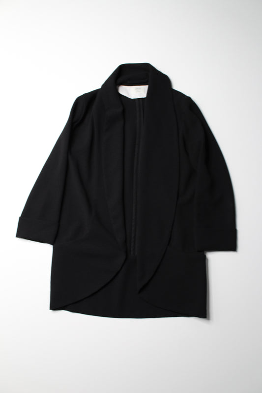 Aritzia Wilfred black ‘chevalier’ open front blazer, size 4 (price reduced: was $68)