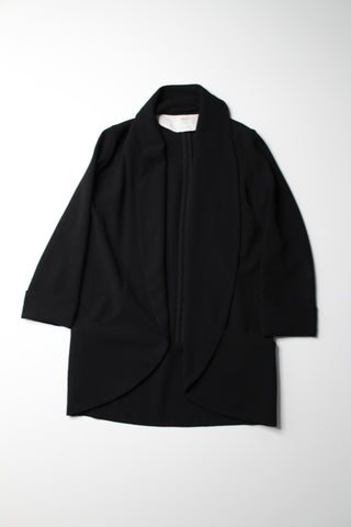 Aritzia wilfred black chevalier open front blazer, size 4 (additional 10% off)