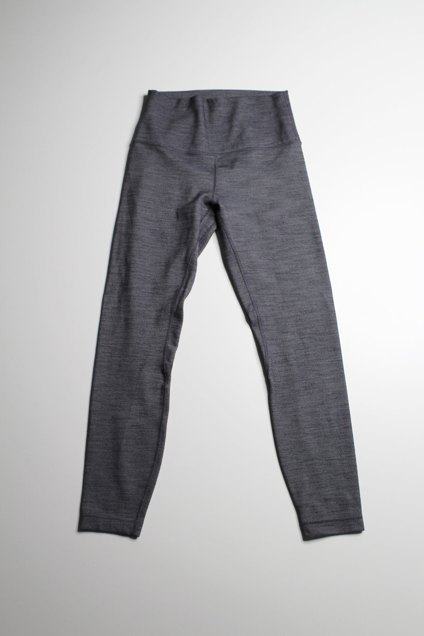 Lululemon mini heathered herringbone grey align pant II, size 6 (25") (price reduced: was $58)