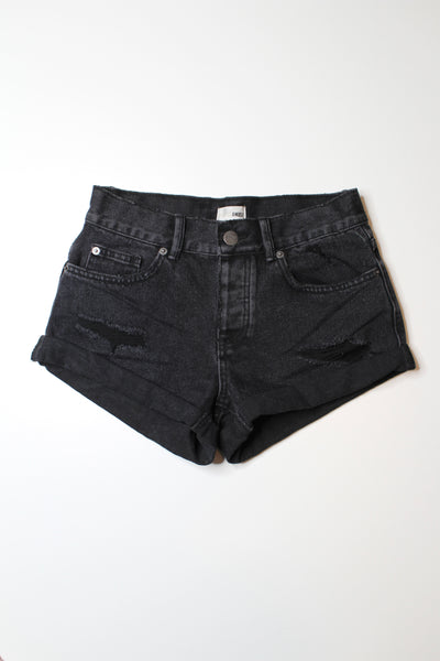 Amuse Society black jean shorts, size 25  (additional 50% off)