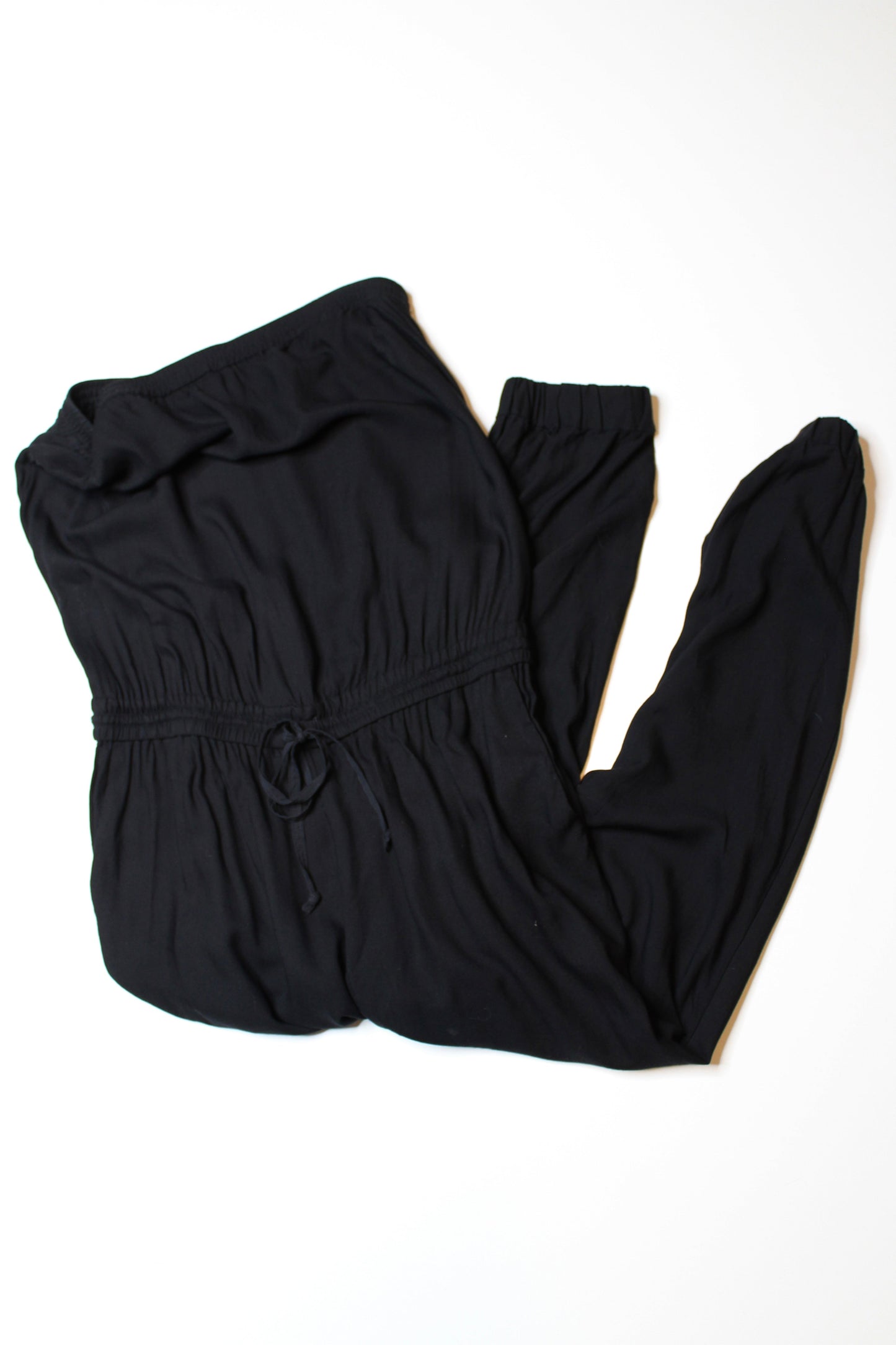 Aritzia talula black strapless jumpsuit, size small (price reduced: was $48)