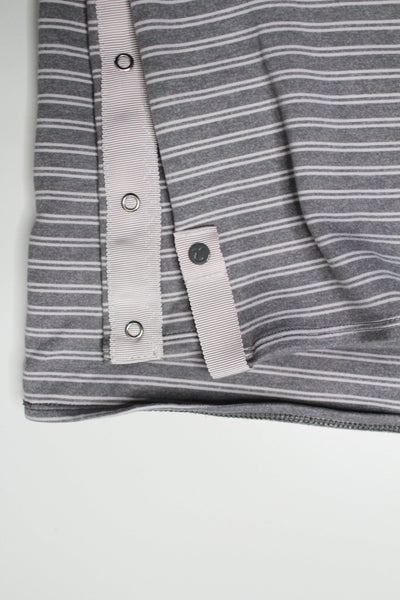 Lululemon grey/pink striped vinyasa scarf (additional 50% off)