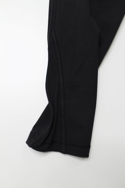 Lululemon black run crop, size 8 (19”) (price reduced: was $36)