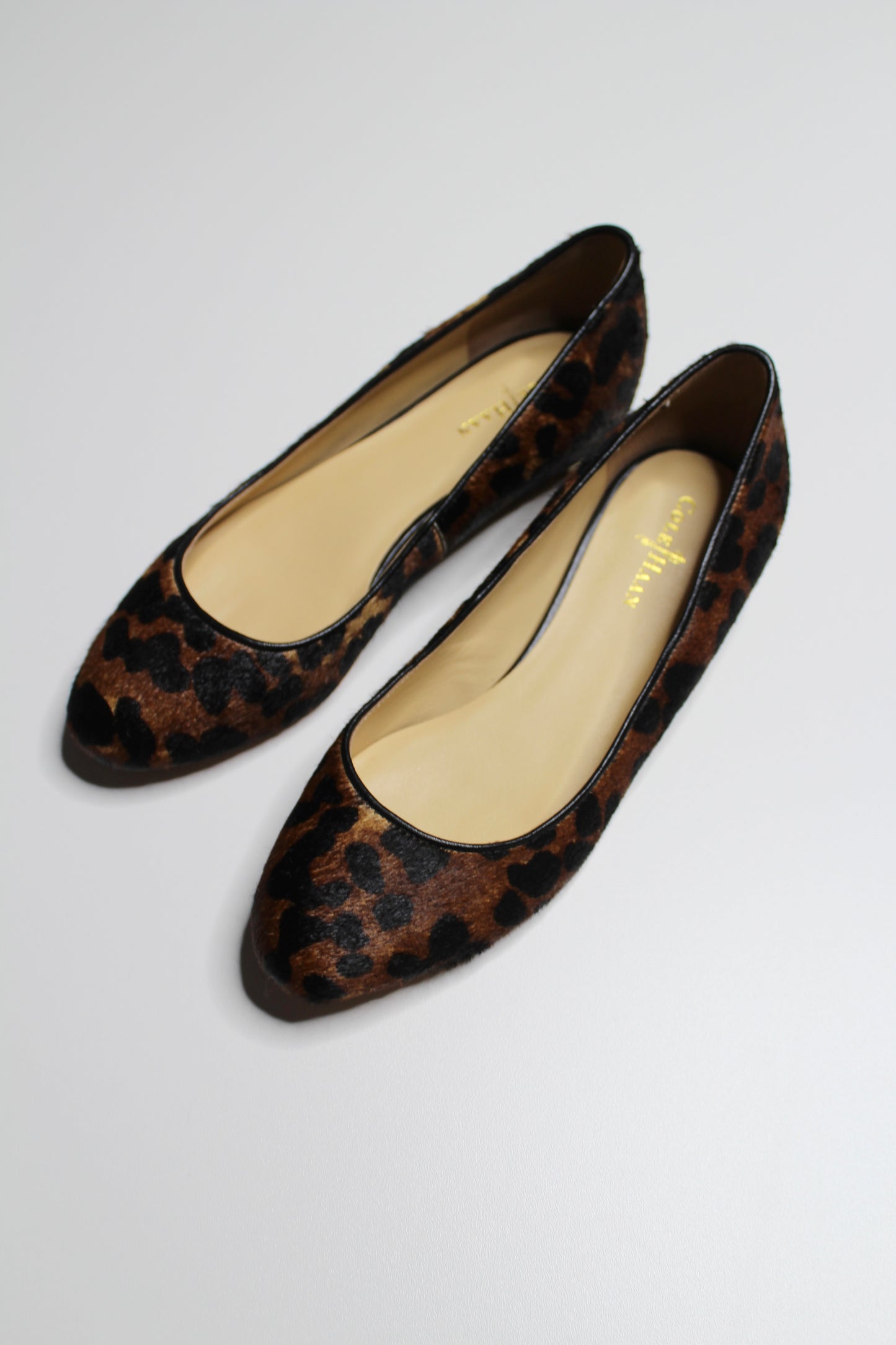 Cole Haan leopard flats, size 5 (price reduced: was $48) (additional 50% off)