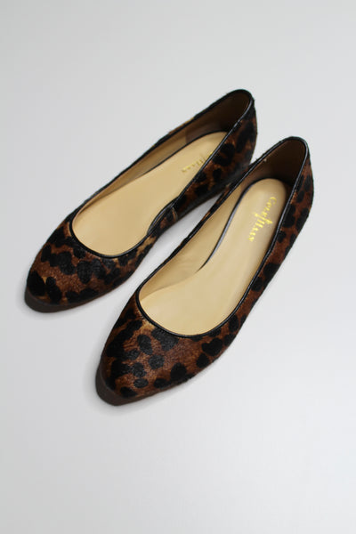 Cole Haan leopard flats, size 5 (price reduced: was $48)