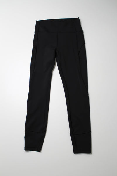 Lululemon black in movement tight, size 6 (25")