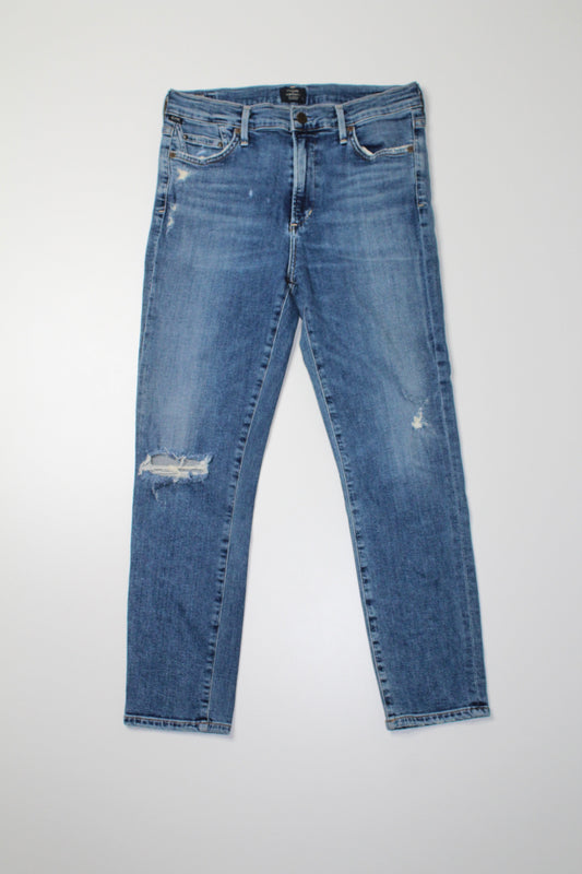 Citizens Of Humanity 'rocket crop' high rise skinny jeans, no size. Fit like 27