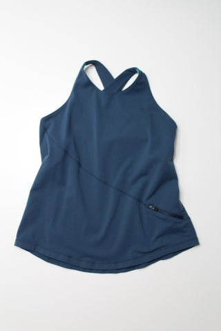 Lululemon teal tank, no size. Fits like size 8  (price reduced: was $20)