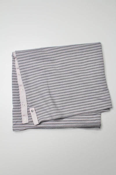 Lululemon grey/pink striped vinyasa scarf (additional 50% off)