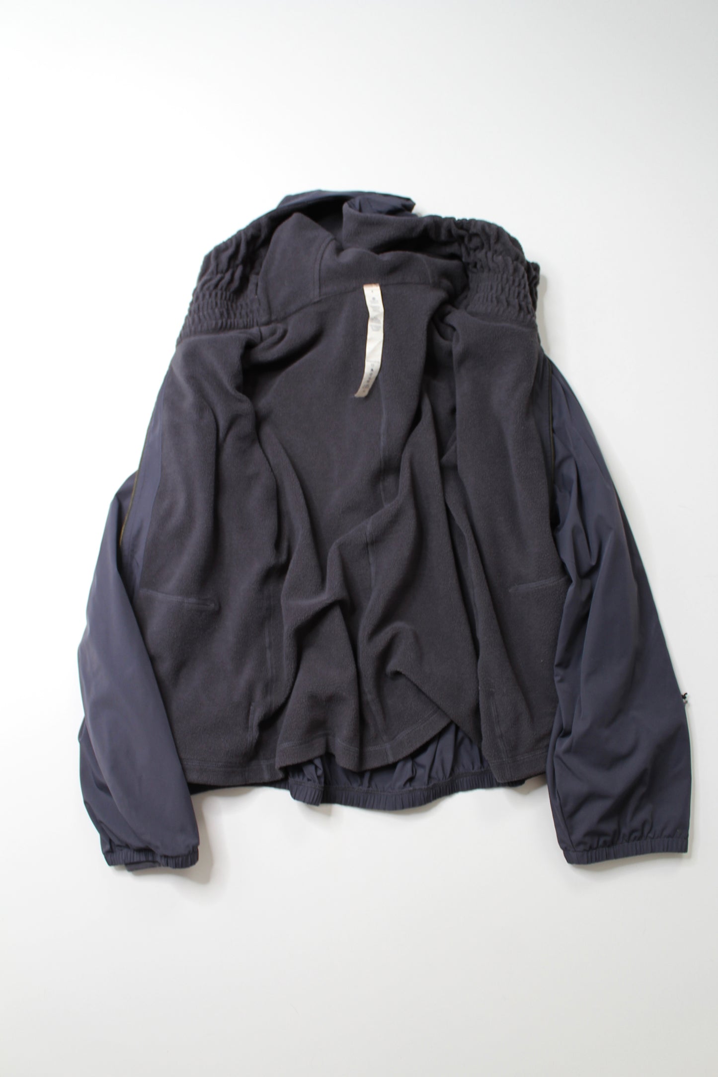 Lululemon grey fleece lined jacket, size 4 (price reduced: was $58)