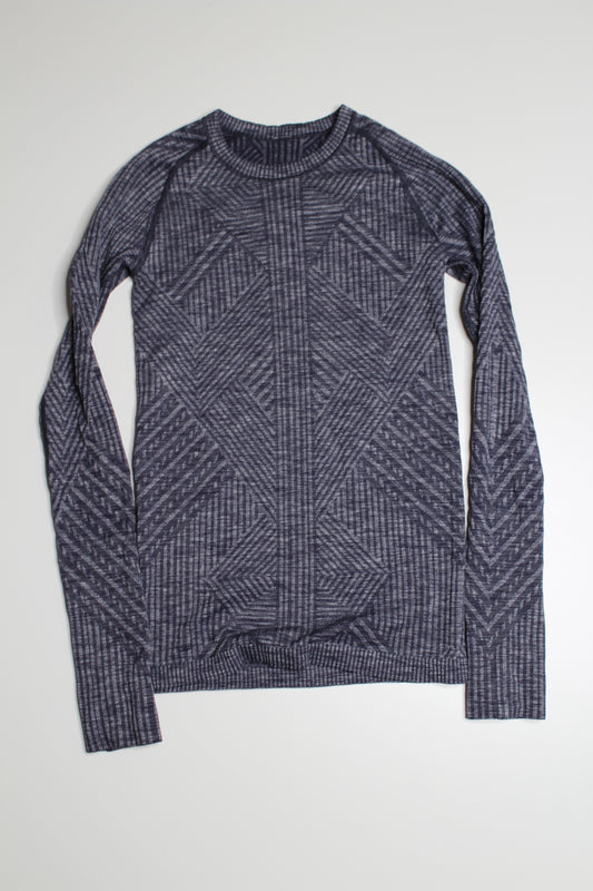 Lululemon restless long sleeve, no size. fits like size 4 (price reduced: was $48)