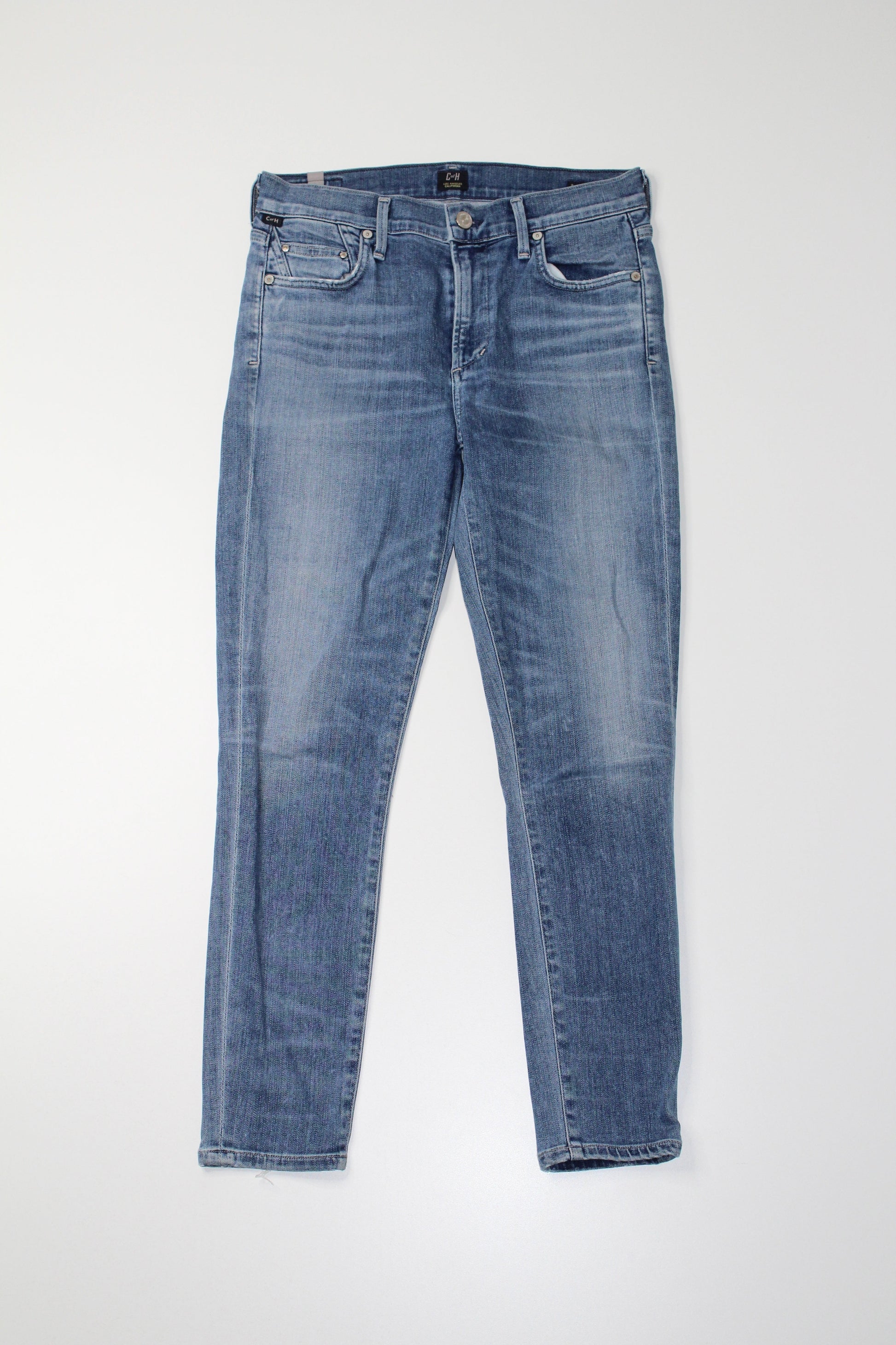 Citizens of humanity rocket crop high rise skinny jeans, size 28